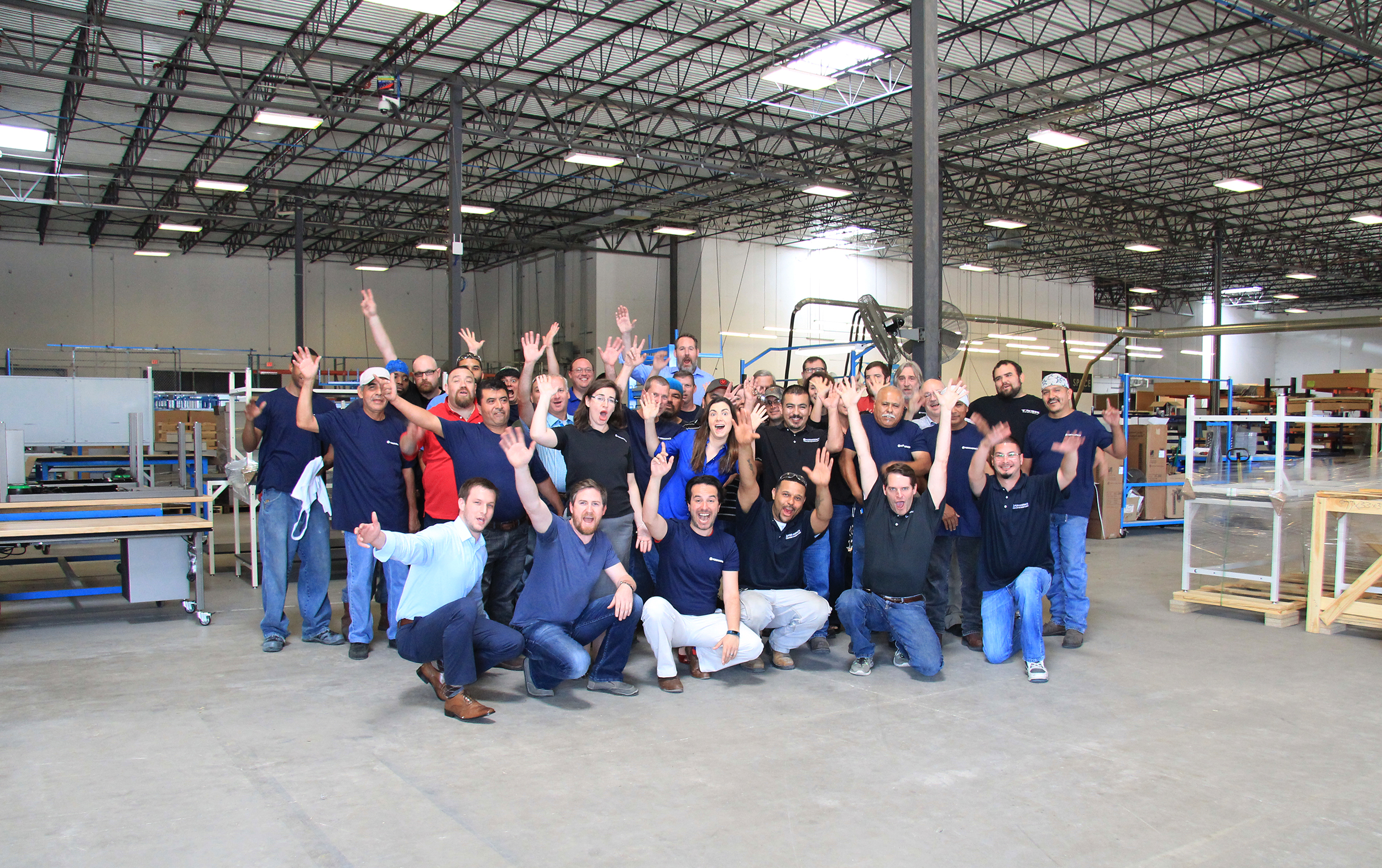Formaspace Team in Warehouse
