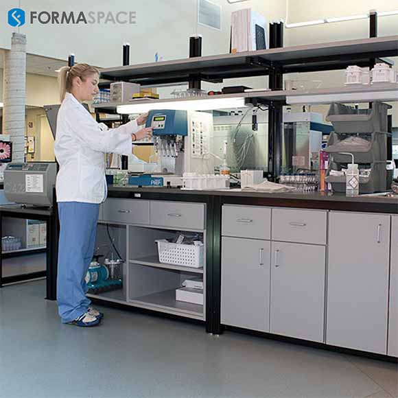 Hematologist at Sample Processing Bench