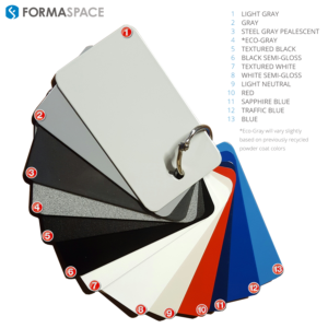 formaspace steel powder coat colors