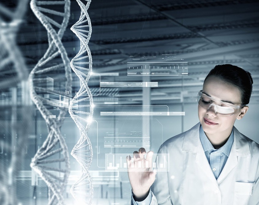 futuristic lab