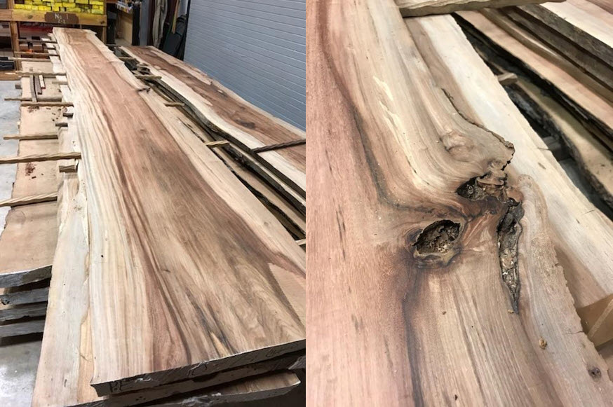 live edge slabs