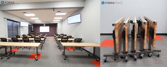 Nested training tables