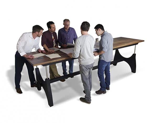 standing collaborative meeting table
