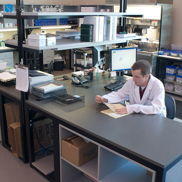 data processing lab station
