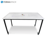 Heavy-duty workbench with casters