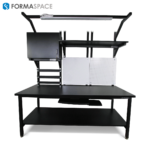 heavy duty black workbench