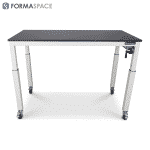 ergonomic student lab table phenolic top