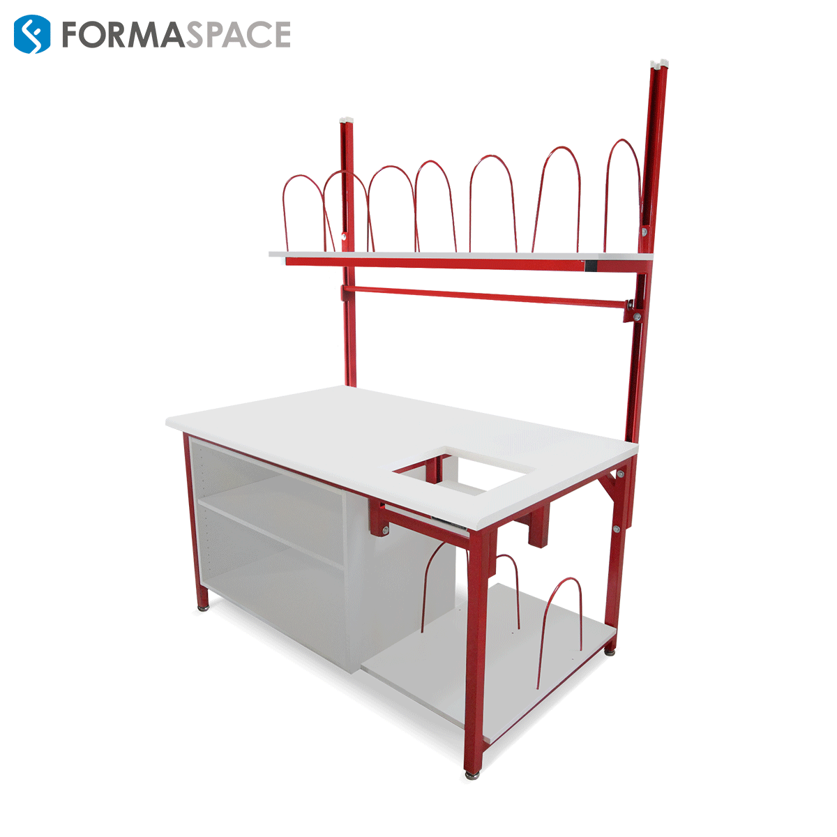 fulfillment shipping workbench scale cut out
