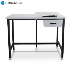 custom cut outs tech sillcon valley modular bench