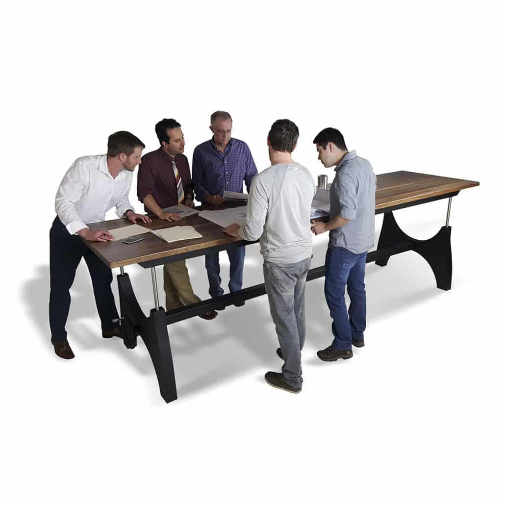 height adjustable standing table