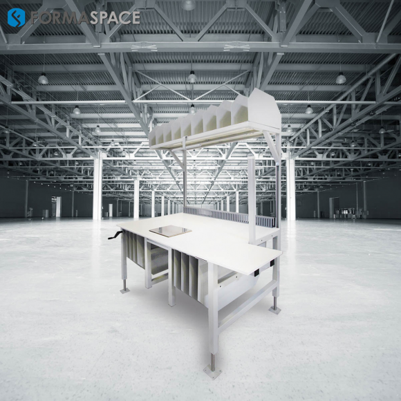 custom linear packing station
