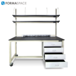 benchmarx with lower storage and almond frame