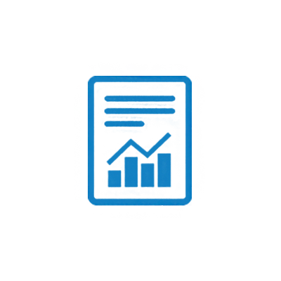 tech lab blue data entry icon