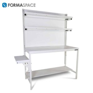 Material Handling Benchmarx with Side Printer Shelf Material Handling Benchmarx with Side Printer Shelf