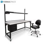 esd workbench with chair