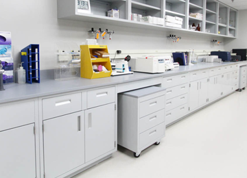 fixed-casework-in-us-army-lab-580x580 ergonomic classroom tables