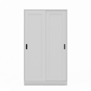 Full-Height Storage Cabinet with Sliding Doors for a Biopharmaceutical Company Full-Height Storage Cabinet with Sliding Doors for a Biopharmaceutical Company