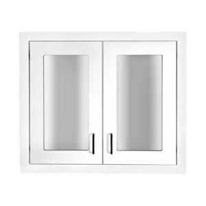 Custom RGX Upper Wall Storage Unit with Plexiglass Doors Custom RGX Upper Wall Storage Unit with Plexiglass Doors