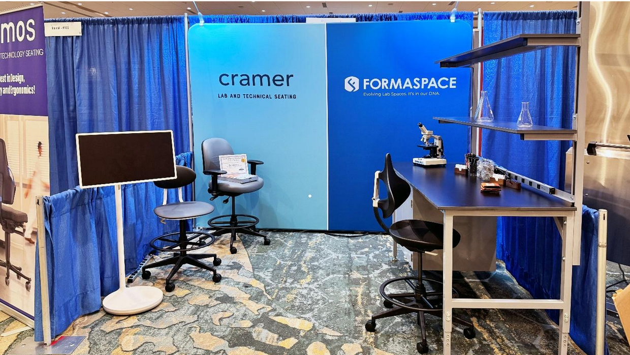 Cramer and Formaspace booth at Lab Design Conference 2026
