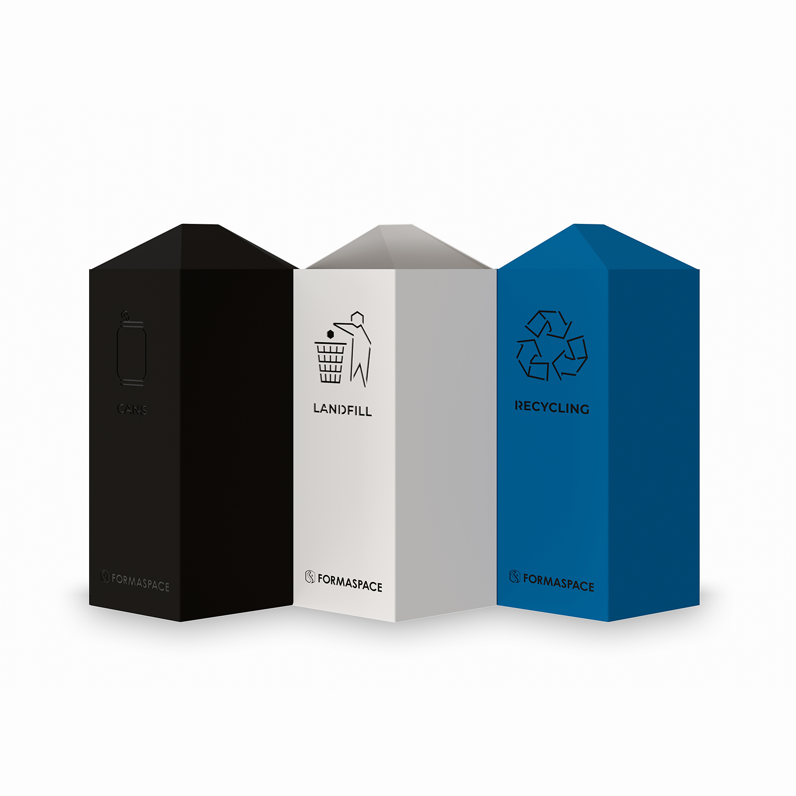 Binvisble trashbin set with illusion effect featured