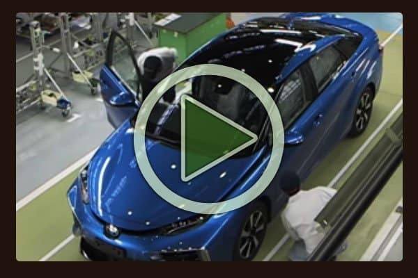 Perhaps you've heard the terms food porn or decorator porn for close-up photo shoots and slow-motion videos of gourmet food or lavish architectural interiors. How about some car manufacturing porn? Here's 20 full minutes of hand assembly of the new Toyota Mirai hydrogen fuel powered vehicle. Perhaps you've heard the terms food porn or decorator porn for close-up photo shoots and slow-motion videos of gourmet food or lavish architectural interiors. How about some car manufacturing porn? Here's 20 full minutes of hand assembly of the new Toyota Mirai hydrogen fuel powered vehicle.