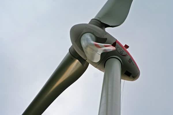 German Enercon E82 Wind Turbine stands 450 feet tall. Image Julian Fischer. German Enercon E82 Wind Turbine stands 450 feet tall. Image Julian Fischer.
