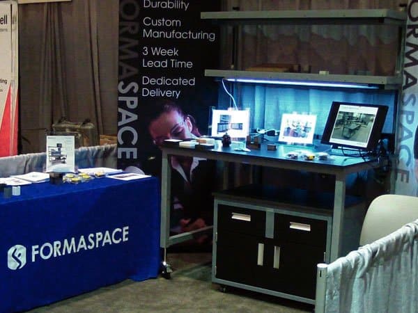Customers were very interested in the newest workbench designs Formaspace had on display at the Gulf Coast Conference. Customers were very interested in the newest workbench designs Formaspace had on display at the Gulf Coast Conference.