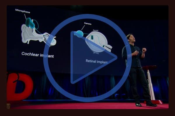 You may recognize David Eagleman from his six part PBS series "The Brain". At TED Eagleman demonstrates a vibrating vest, which can help deaf people interpret sound. You may recognize David Eagleman from his six part PBS series "The Brain". At TED Eagleman demonstrates a vibrating vest, which can help deaf people interpret sound.